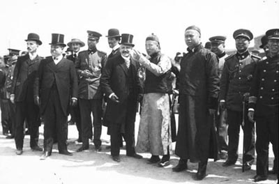 1910年清朝陆军大臣访法罕见照片