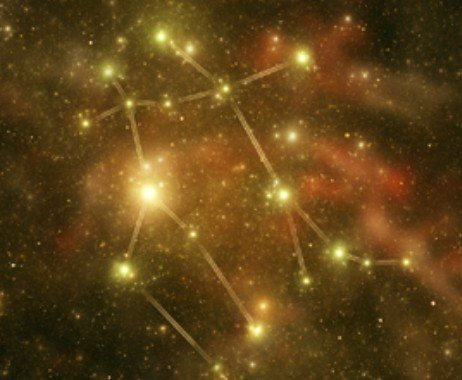 双子座中主要恒星分布及星座全景