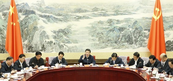 习近平同中华全国总工会新一届领导班子集体谈